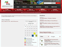 Tablet Screenshot of emiratesracing.com
